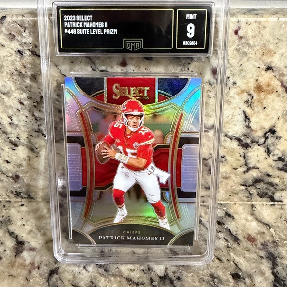 Panini Select Trading Card - Red and Silver